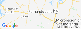 Fernandopolis map